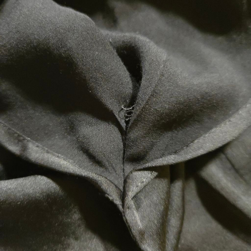 Kal Rieman Black Tie Front Top Size S - Picture 6 of 6